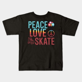 Peace Love Skate Kids T-Shirt